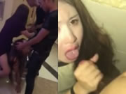 Ασιάτισσα KTV δωμάτιο ομαδικό σεξ παιχνίδι