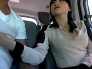 Κορέας κορίτσι BJ streaming σεξ αυτοκίνητο με το βήμα